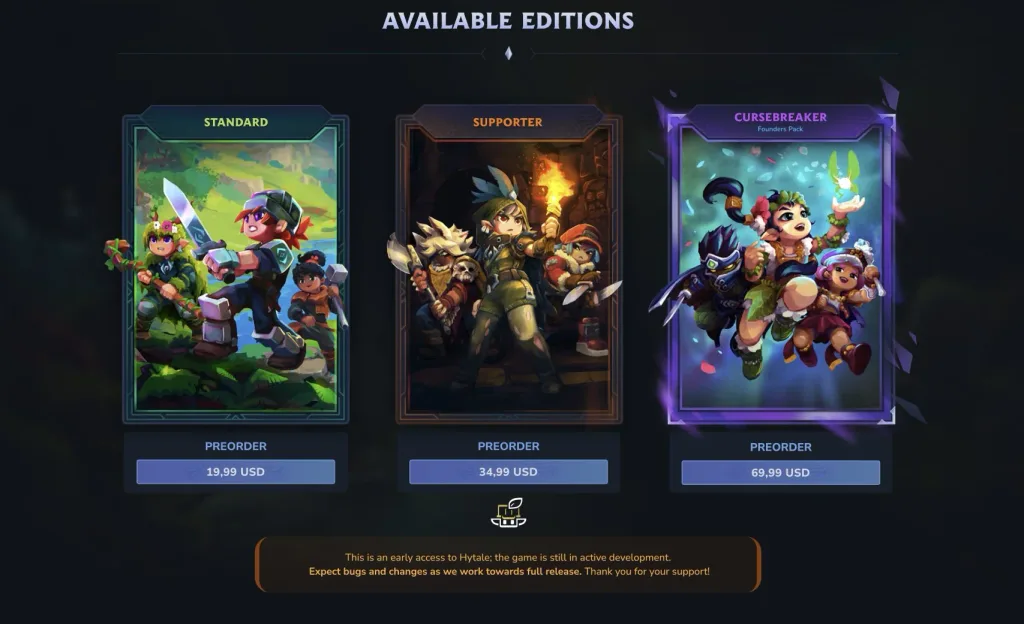 Hytale Creator Is Giving Early Access to Players and Starfield Comparison