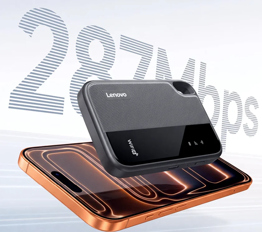 Lenovo Portable Wi-Fi 6+ Hotspot Launched at 59 Yuan: 7 Key Specs