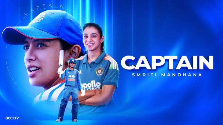Smriti Mandhana Named New India Captain