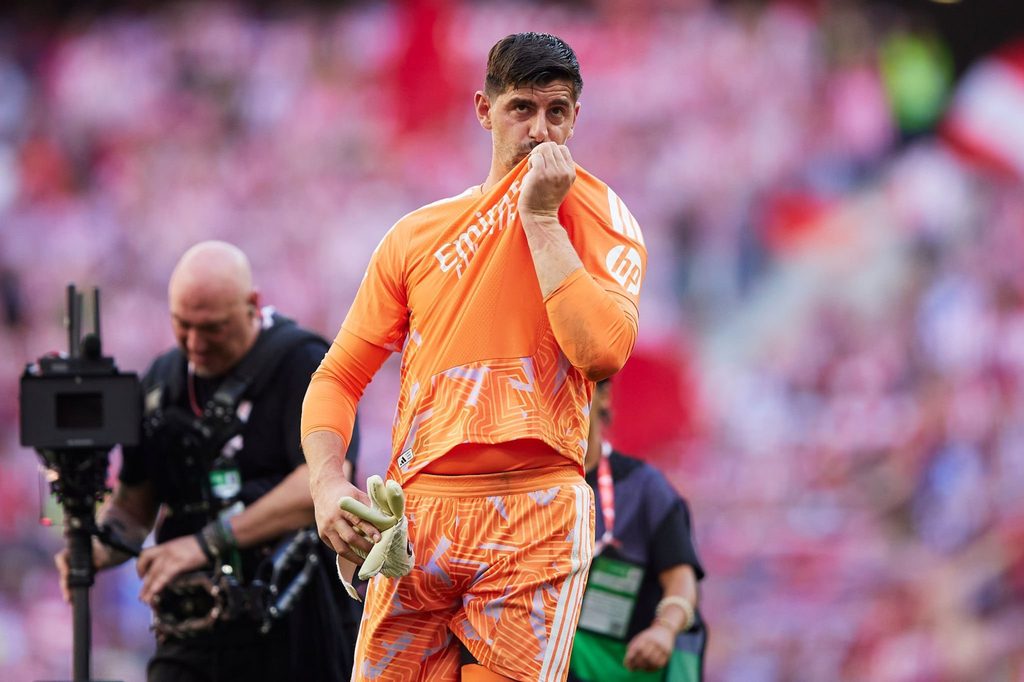 Thibaut Courtois during his successful spell with Real Madrid