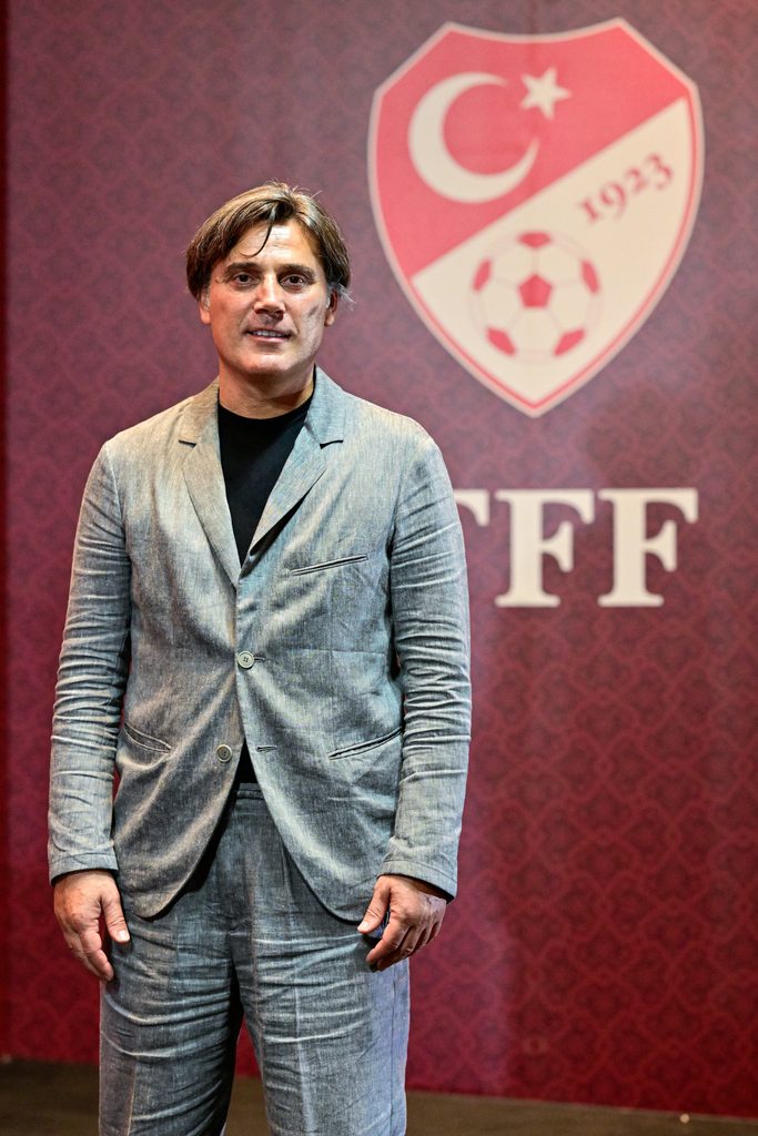 Vincenzo Montella pictured after being sacked as Turkey head coach