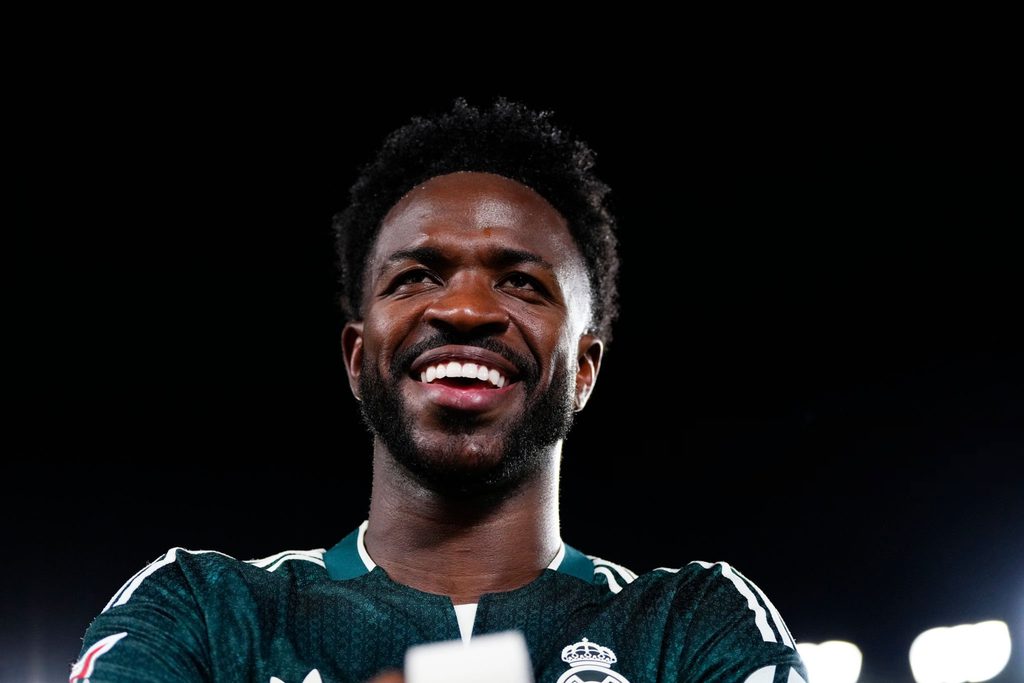 Vinicius Jr pictured alongside details of possible suspension lengths