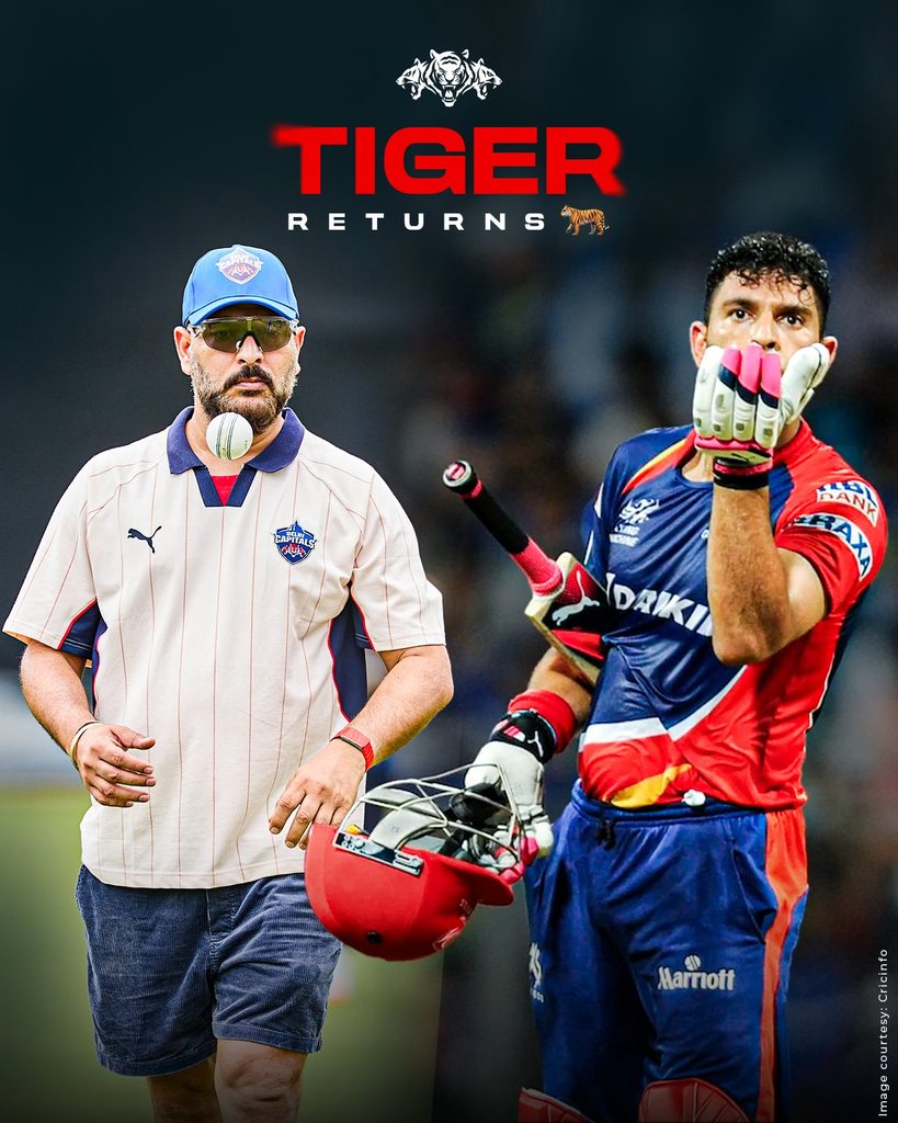 Yuvraj Singh named Delhi Capitals assistant and batting coach