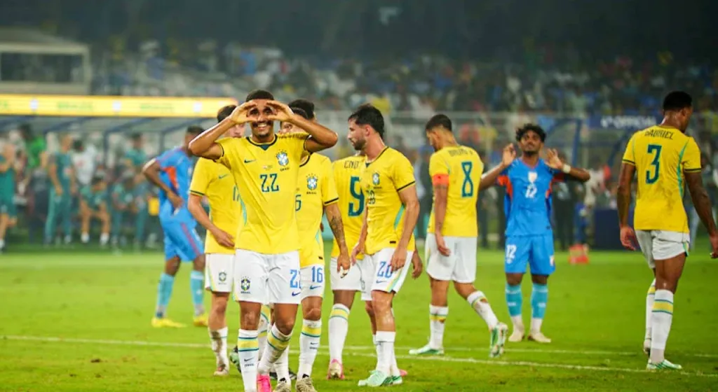 Brazil 4-0 India: Selecao Thrash Blue Tigers in Kolkata